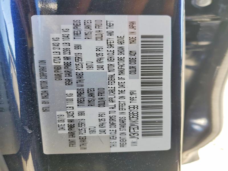Продаж на аукціоні авто 2019 Mazda Cx-5, vin: JM3KFBDMXK0686199, номер лоту: 59593486