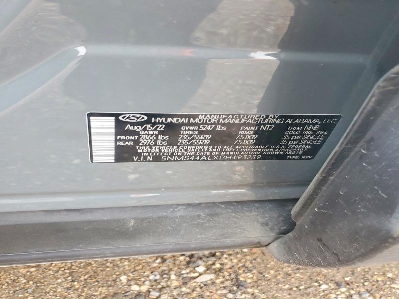60478896 :رقم المزاد ، 5NMS44ALXPH493239 vin ، 2023 Hyundai Santa Fe مزاد بيع