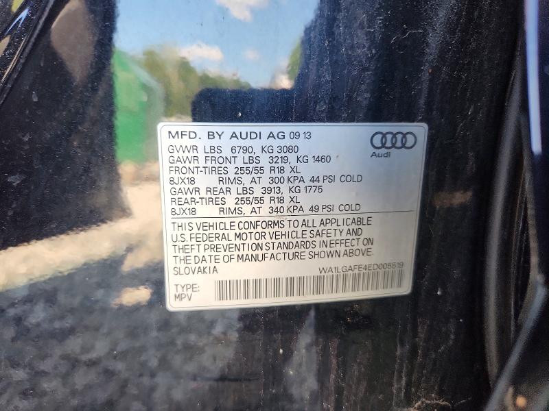 Продаж на аукціоні авто 2014 Audi Q7, vin: WA1LGAFE4ED005519, номер лоту: 61512156