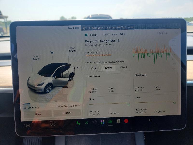 Продаж на аукціоні авто 2022 Tesla Model Y, vin: 7SAYGDEE2NF365429, номер лоту: 61999266