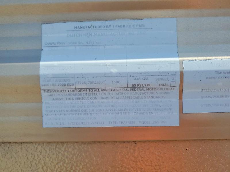 Продажа на аукционе авто 2007 Dutchmen Travel Travel Tra, vin: 47CTDEN227G524341, номер лота: 59245596