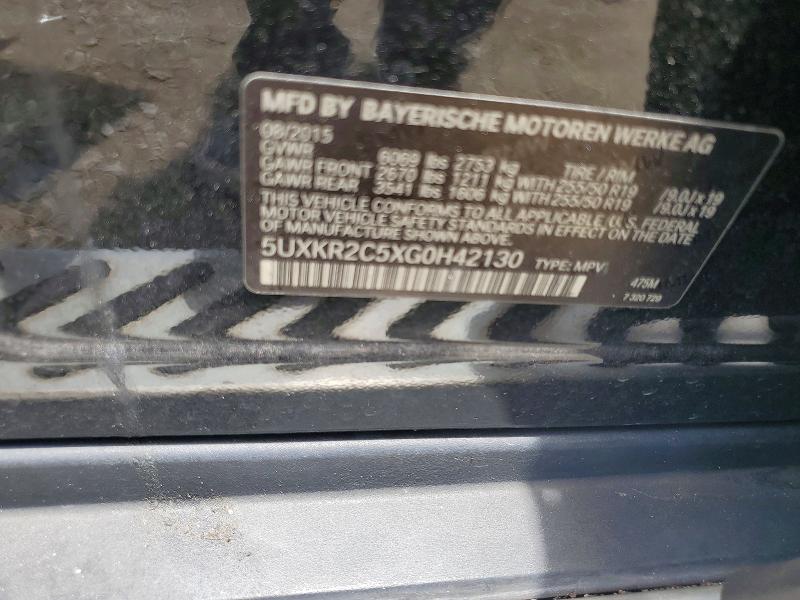 Aukcja sprzedaży 2016 Bmw X5, vin: 5UXKR2C5XG0H42130, numer aukcji: 60559356