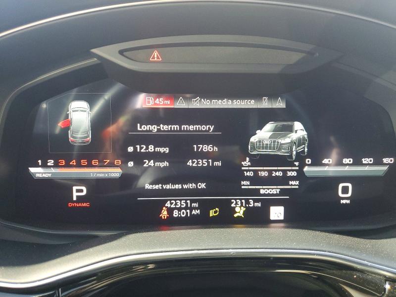 Aukcja sprzedaży 2022 Audi Sq7, vin: WA1VWBF74ND006107, numer aukcji: 61969586