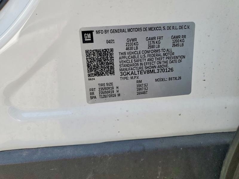 Продажа на аукционе авто 2021 Gmc Terrain, vin: 3GKALTEV8ML370126, номер лота: 85636385