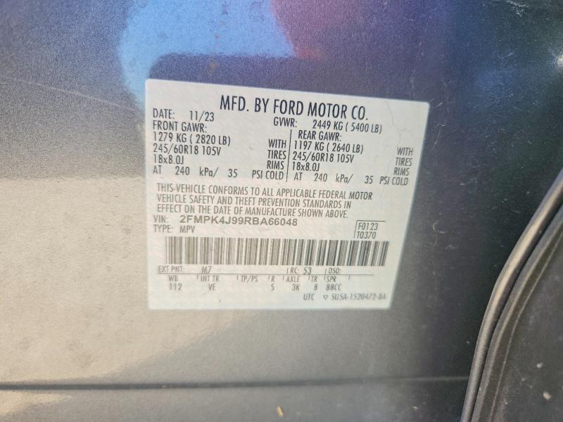 Aukcja sprzedaży 2024 Ford Edge, vin: 2FMPK4J99RBA66048, numer aukcji: 60875976