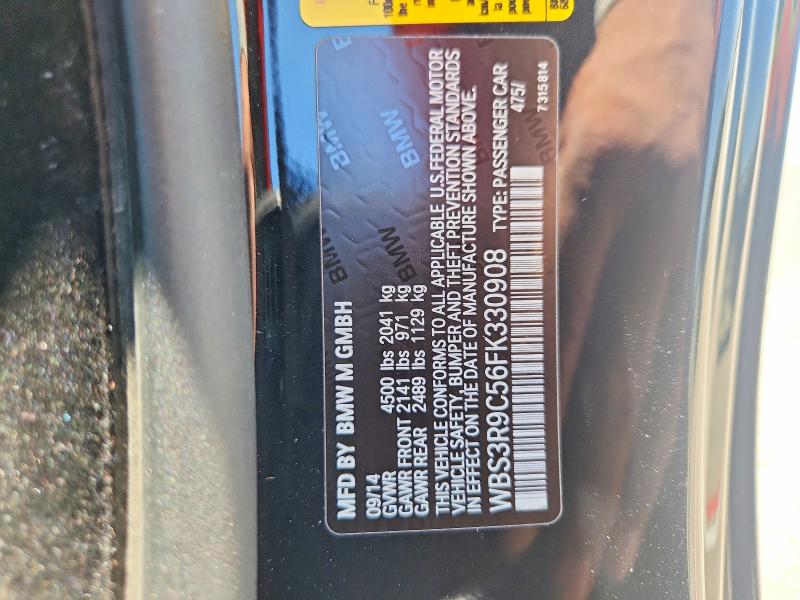 Продаж на аукціоні авто 2015 Bmw M4, vin: WBS3R9C56FK330908, номер лоту: 59835366