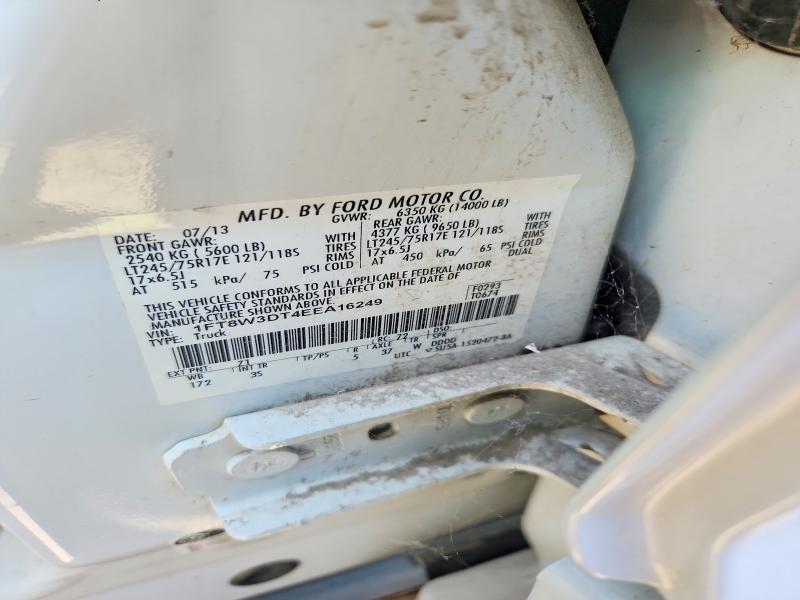 Продажа на аукционе авто 2014 Ford F350, vin: 1FT8W3DT4EEA16249, номер лота: 60675856