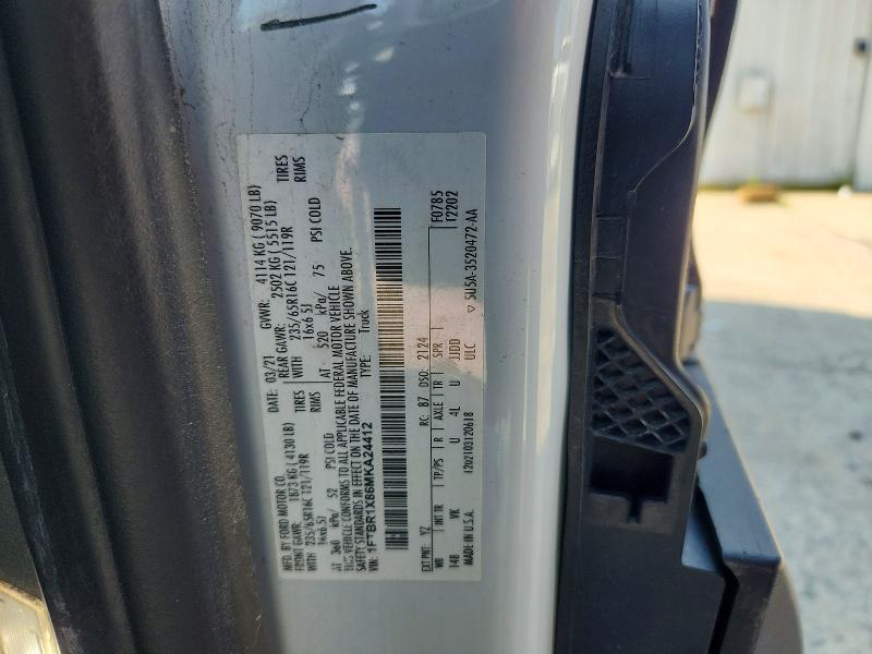 Aukcja sprzedaży 2021 Ford Transit, vin: 1FTBR1X86MKA24412, numer aukcji: 59709076