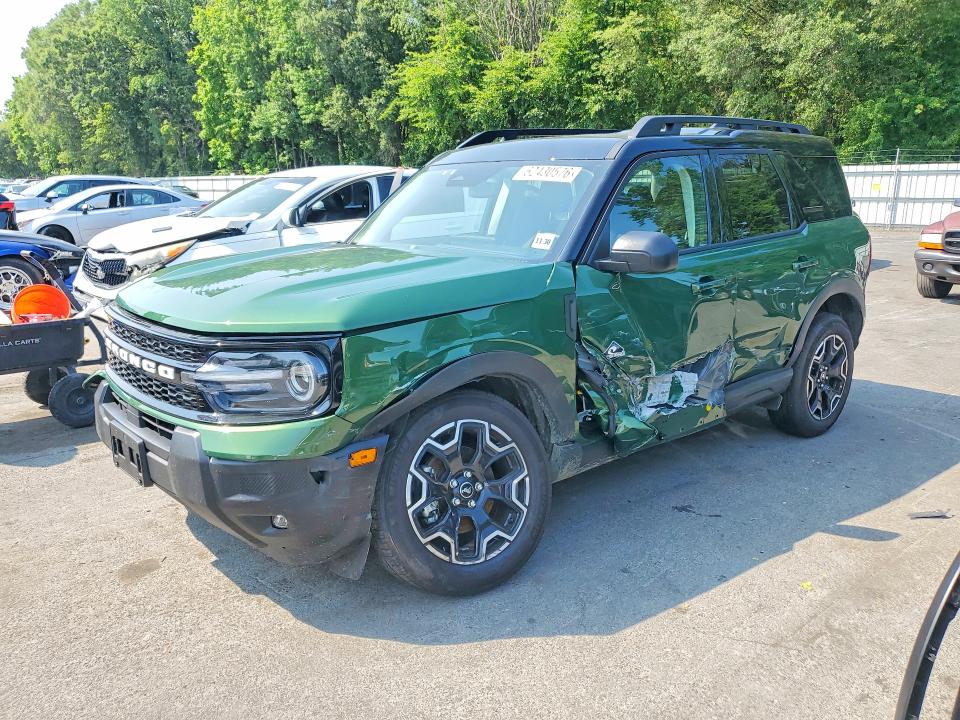 2025 Ford Bronco Sport მანქანა იყიდება აუქციონზე, vin: 3FMCR9CNXSRF41991, აუქციონის ნომერი: 62430576