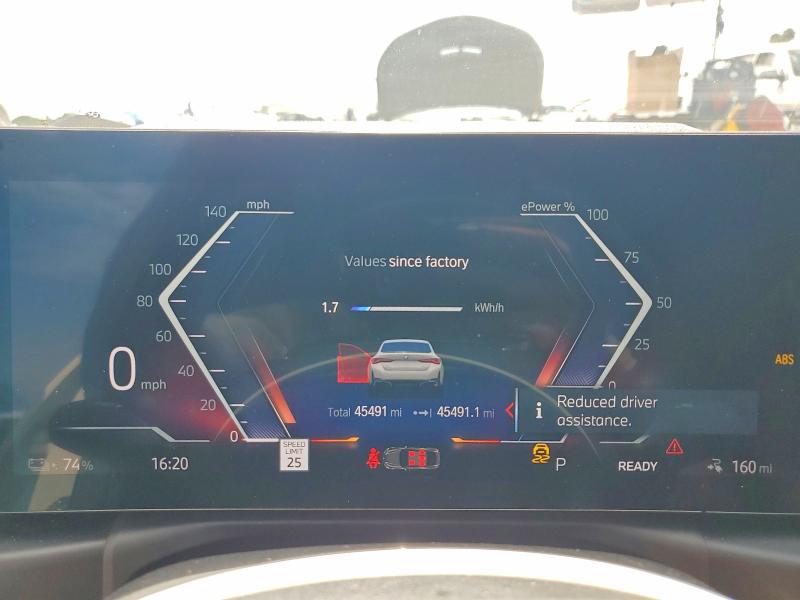 61039476 :رقم المزاد ، WBY73AW05PFP54665 vin ، 2023 Bmw I4 مزاد بيع