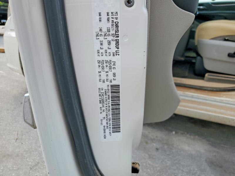62702036 :رقم المزاد ، 2C4RC1CG8DR531441 vin ، 2013 Chrysler Town & Country مزاد بيع