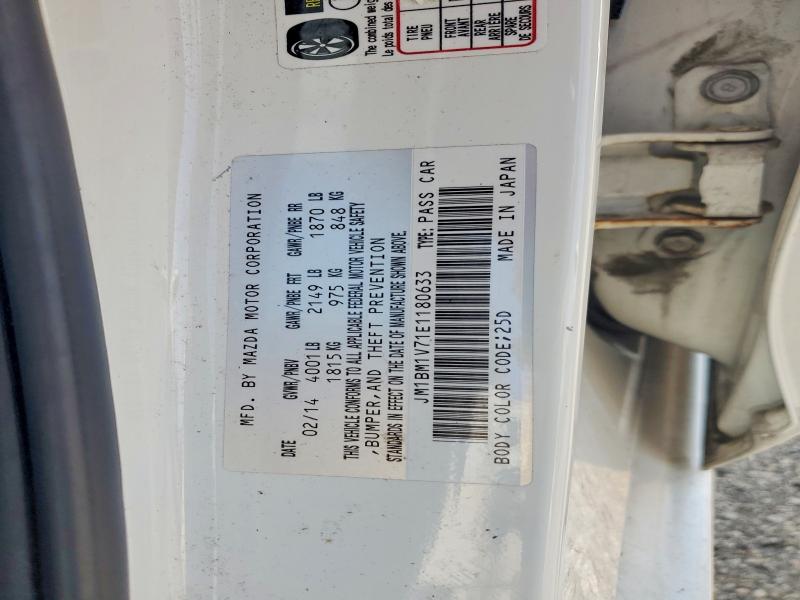 Продаж на аукціоні авто 2014 Mazda 3, vin: JM1BM1V71E1180633, номер лоту: 62150806