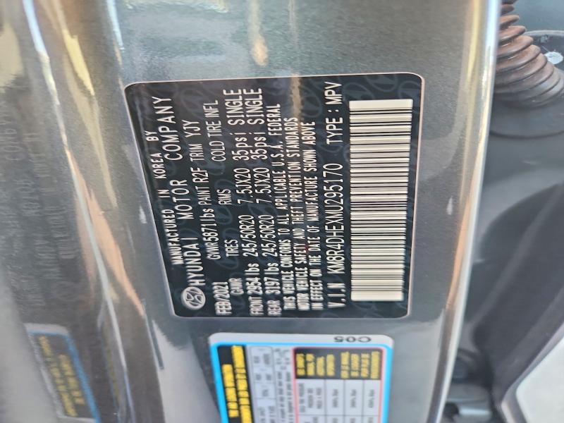 Aukcja sprzedaży 2021 Hyundai Palisade, vin: KM8R4DHEXMU295170, numer aukcji: 61980106