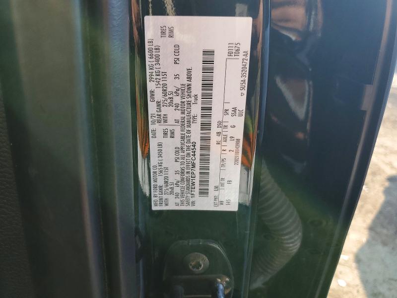 Aukcja sprzedaży 2021 Ford F150, vin: 1FTEW1EP7MFC44540, numer aukcji: 63028666