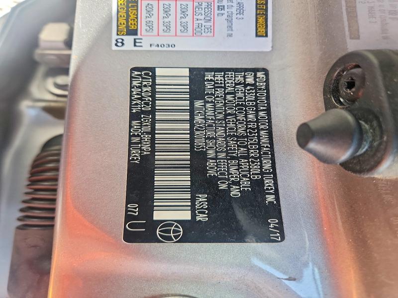 2018 Toyota C-hr მანქანა იყიდება აუქციონზე, vin: NMTKHMBX2JR010853, აუქციონის ნომერი: 85617485