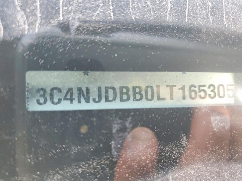 Aukcja sprzedaży 2020 Jeep Compass, vin: 3C4NJDBB0LT165305, numer aukcji: 61601816