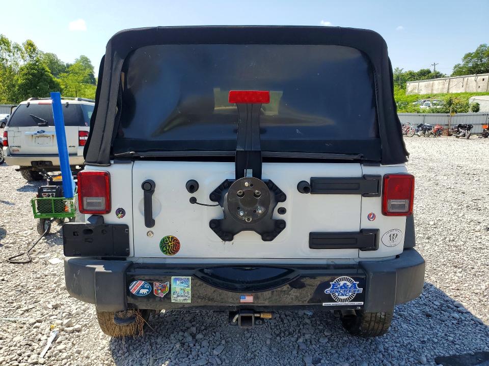 61036596 :رقم المزاد ، 1C4AJWAG6GL125934 vin ، 2016 Jeep Wrangler مزاد بيع