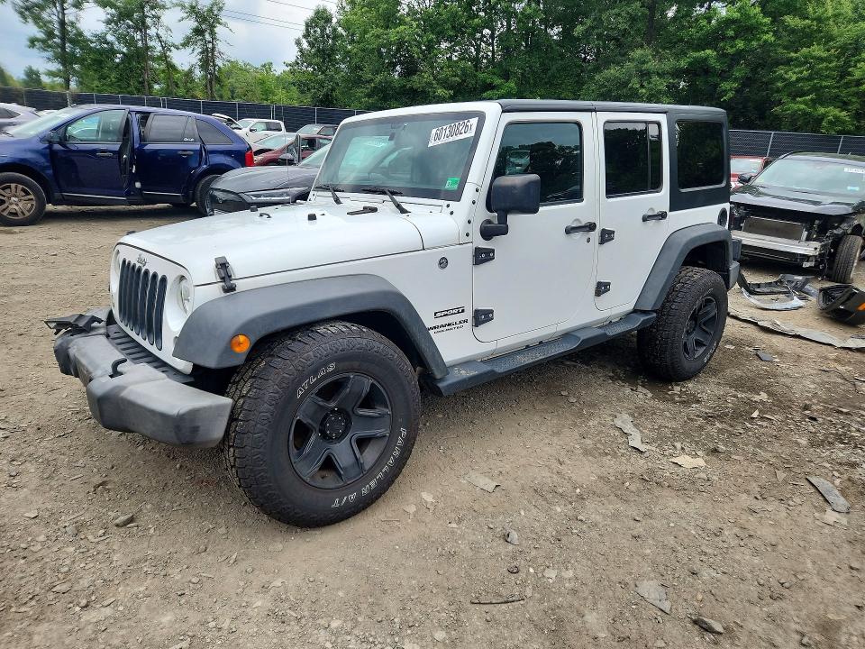 2016 Jeep Wrangler Unlimited მანქანა იყიდება აუქციონზე, vin: 1C4BJWDG3GL104300, აუქციონის ნომერი: 60130826