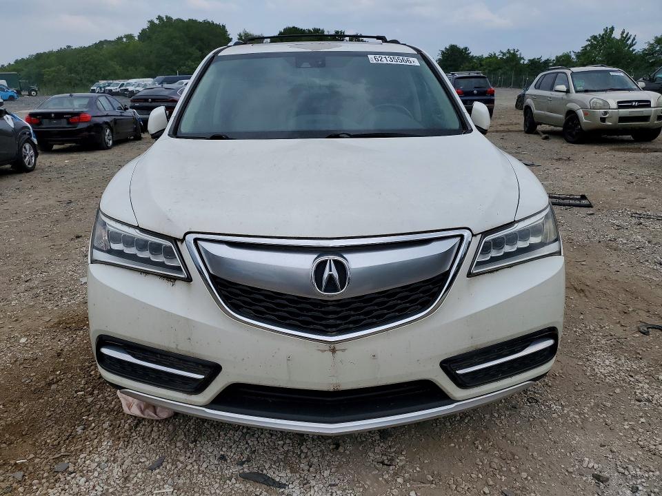 2014 Acura Mdx მანქანა იყიდება აუქციონზე, vin: 5FRYD4H40EB007480, აუქციონის ნომერი: 62135566