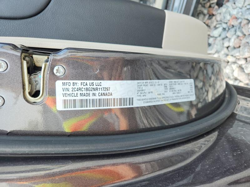 62332896 :رقم المزاد ، 2C4RC1BG2NR117297 vin ، 2022 Chrysler Pacifica مزاد بيع