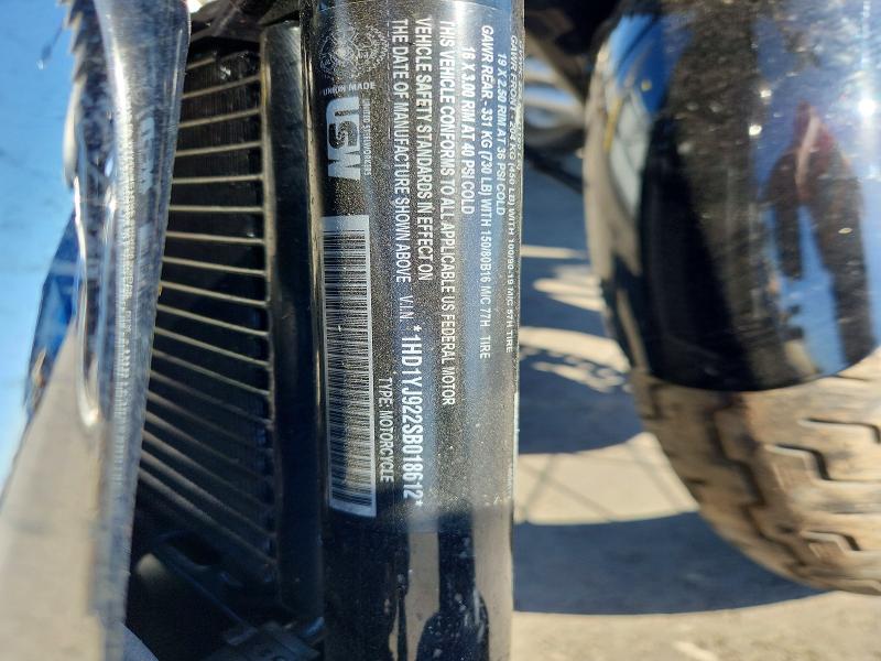 60359196 :رقم المزاد ، 1HD1YJ922SB018612 vin ، 2025 Harley-davidson Fxbb مزاد بيع
