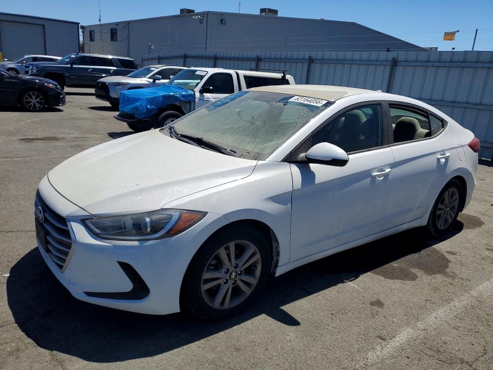 2017 Hyundai Elantra მანქანა იყიდება აუქციონზე, vin: 5NPD84LF6HH123723, აუქციონის ნომერი: 63164056