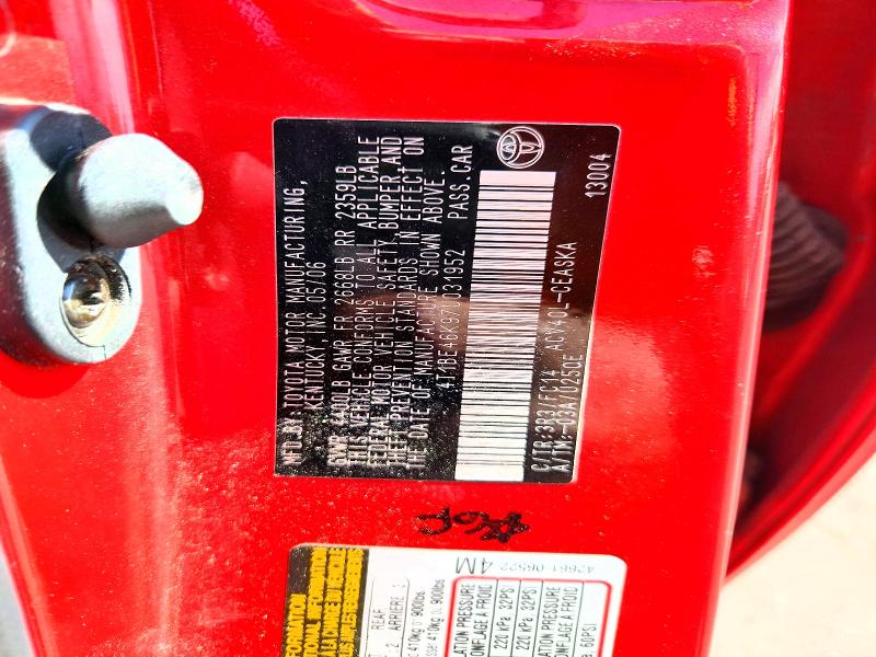 2007 Toyota Camry მანქანა იყიდება აუქციონზე, vin: 4T1BE46K97U031952, აუქციონის ნომერი: 60164856