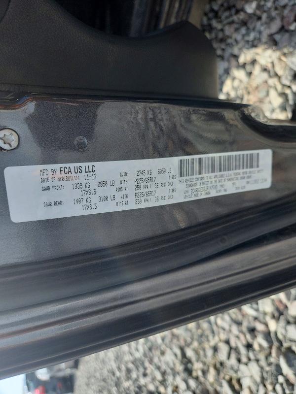 Aukcja sprzedaży 2018 Dodge Grand Caravan, vin: 2C4RDGEG8JR147703, numer aukcji: 60648856