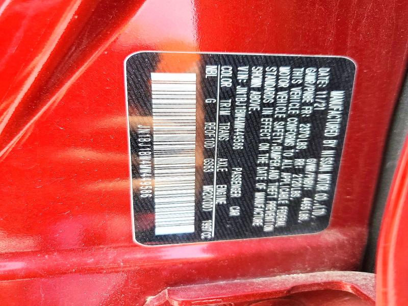 2021 Nissan Rogue Sport მანქანა იყიდება აუქციონზე, vin: JN1BJ1BW4MW449586, აუქციონის ნომერი: 59336526