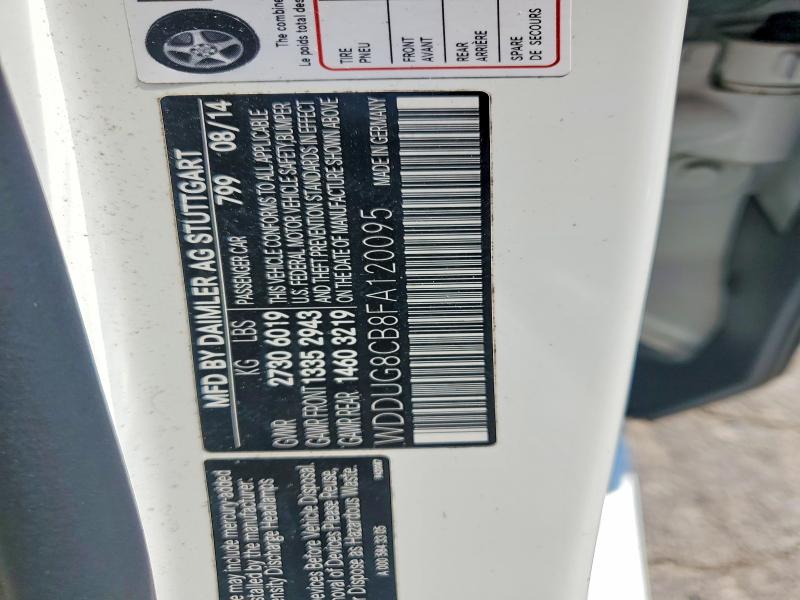 Aukcja sprzedaży 2015 Mercedes-benz S, vin: WDDUG8CB8FA120095, numer aukcji: 60563646