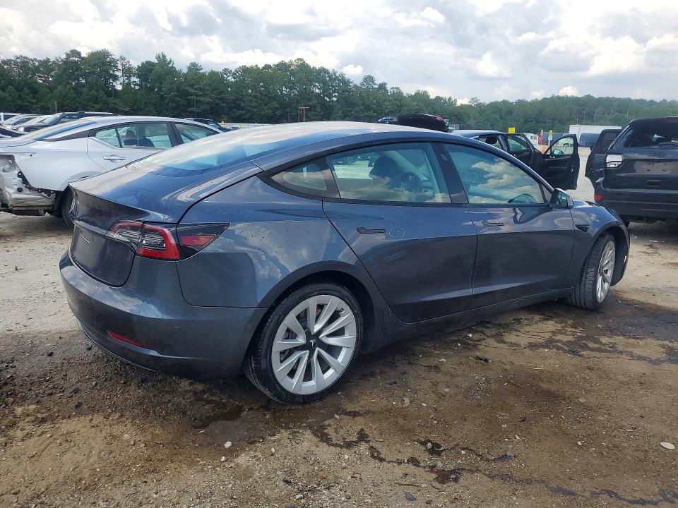 2022 Tesla Model 3 მანქანა იყიდება აუქციონზე, vin: 5YJ3E1EA5NF291075, აუქციონის ნომერი: 61229116