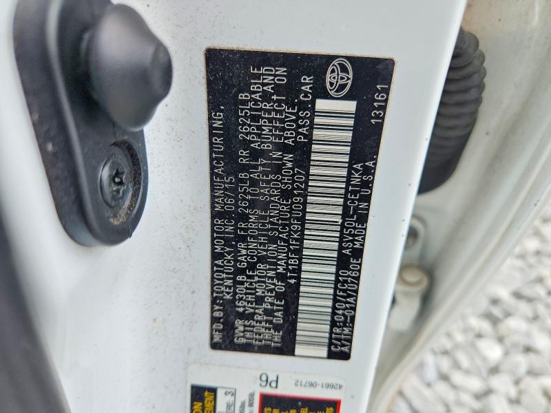 Продаж на аукціоні авто 2015 Toyota Camry, vin: 4T1BF1FK9FU091207, номер лоту: 59572106