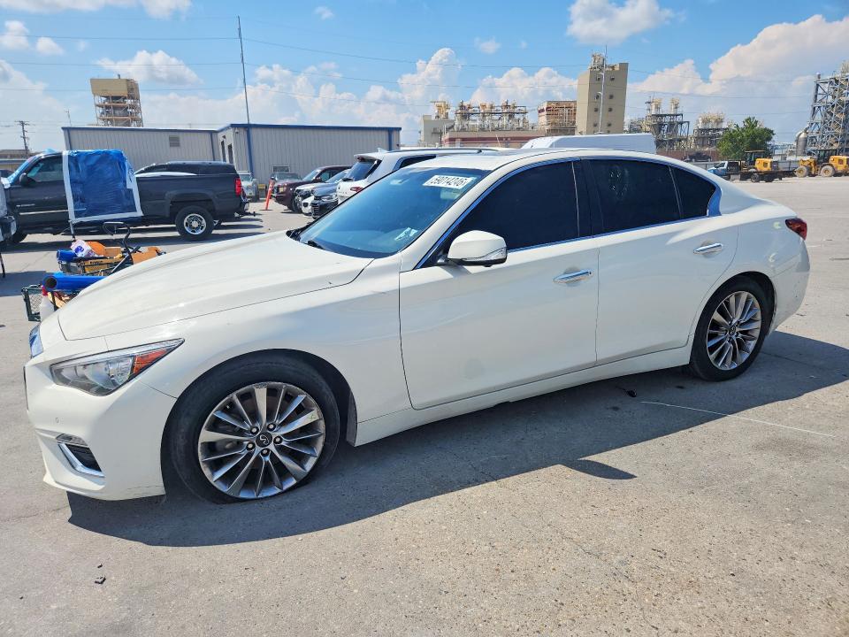 59014246 :رقم المزاد ، JN1EV7BP9MM703267 vin ، 2021 Infiniti Q50 مزاد بيع