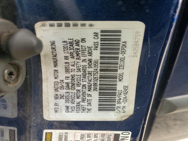 2005 Toyota Corolla მანქანა იყიდება აუქციონზე, vin: 1NXBR32E75Z419581, აუქციონის ნომერი: 60262426