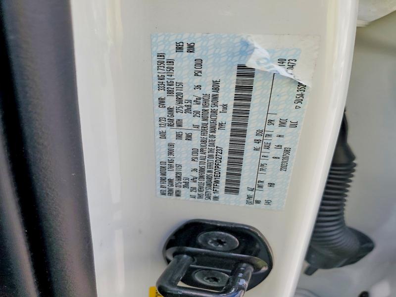 Aukcja sprzedaży 2023 Ford F150, vin: 1FTFW1ED7PFD27237, numer aukcji: 61193236
