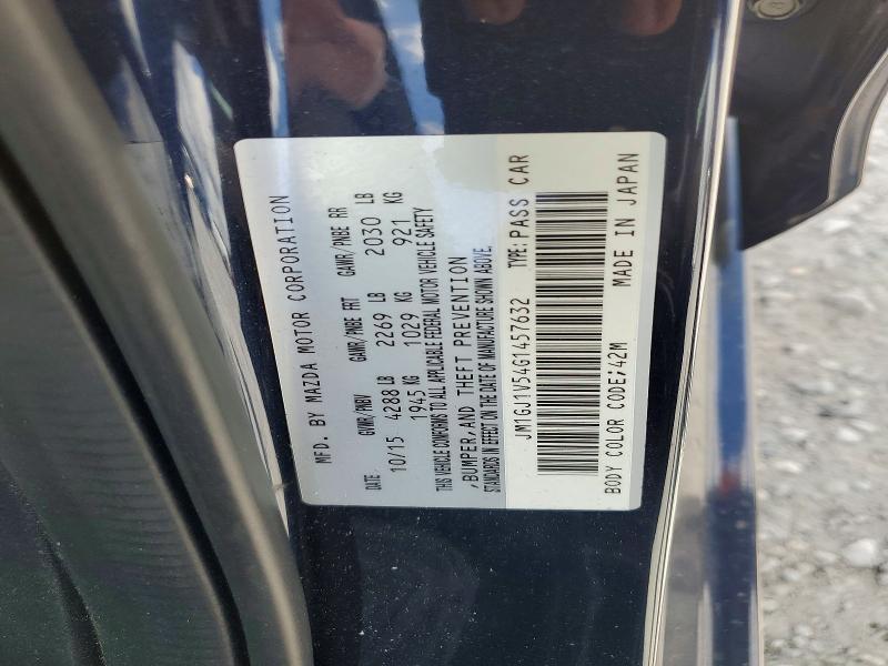 59340376 :رقم المزاد ، JM1GJ1V54G1457632 vin ، 2016 Mazda 6 مزاد بيع