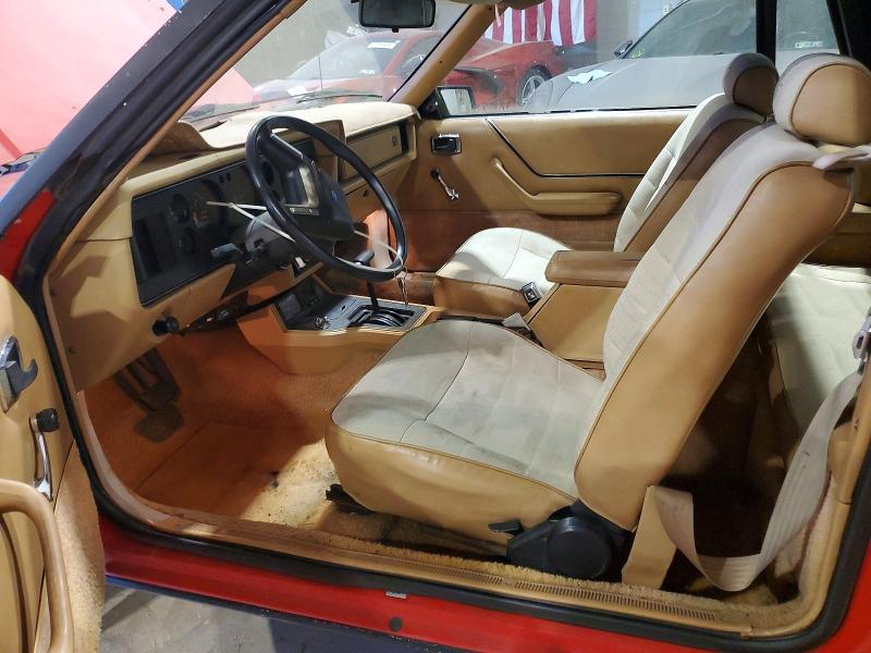 60808666 :رقم المزاد ، 1FABP2735EF117972 vin ، 1984 Ford Mustang مزاد بيع