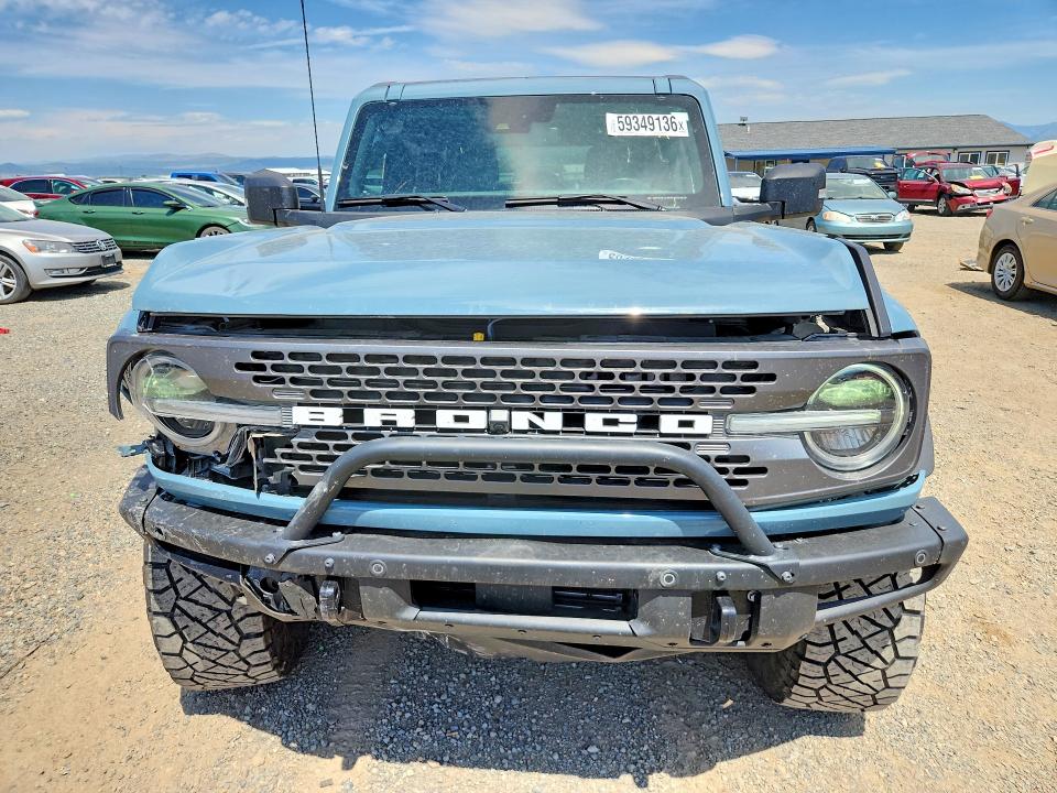 2022 Ford Bronco მანქანა იყიდება აუქციონზე, vin: 1FMEE5DH9NLB07800, აუქციონის ნომერი: 59349136