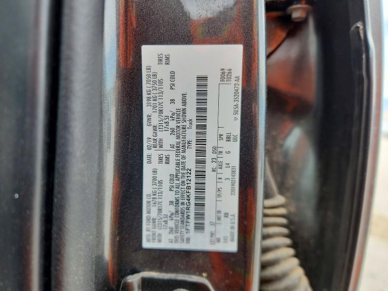 Продаж на аукціоні авто 2019 Ford F150, vin: 1FTFW1RG4KFB12122, номер лоту: 60814516