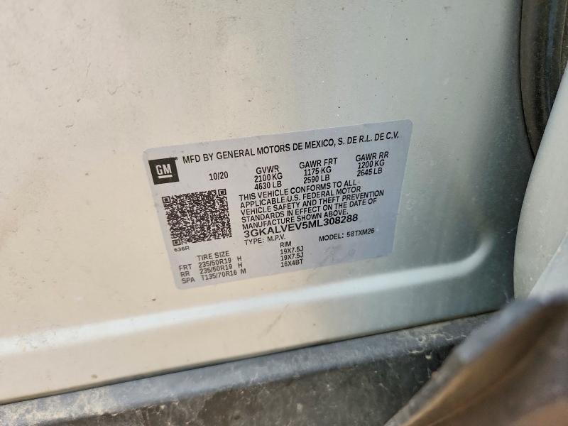 Aukcja sprzedaży 2021 Gmc Terrain, vin: 3GKALVEV5ML308288, numer aukcji: 59810786