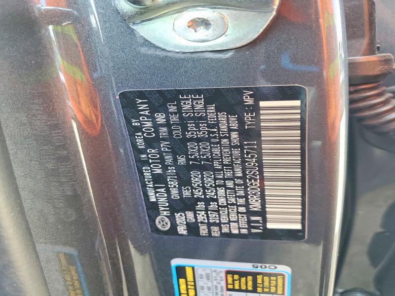 Продаж на аукціоні авто 2025 Hyundai Palisade, vin: KM8R3DGE2SU945711, номер лоту: 59643586