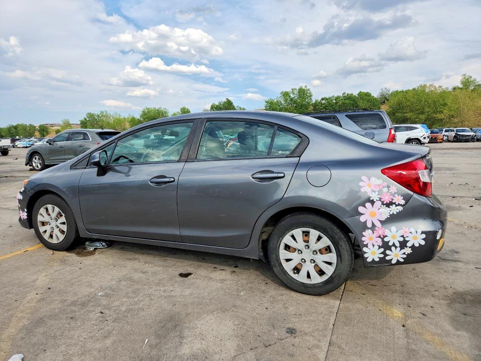 61634916 :رقم المزاد ، JHMFB2F55CS000697 vin ، 2012 Honda Civic مزاد بيع