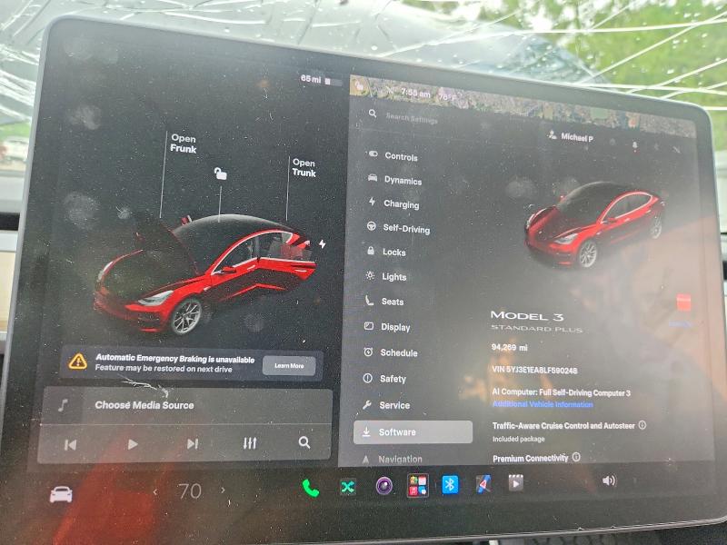 61777566 :رقم المزاد ، 5YJ3E1EA8LF590248 vin ، 2020 Tesla Model 3 مزاد بيع