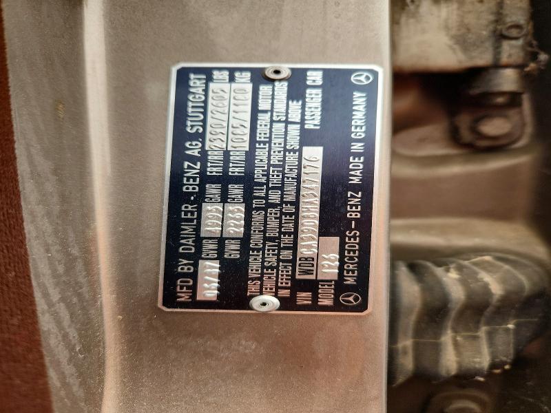 Aukcja sprzedaży 1987 Mercedes-benz 560, vin: WDBCA39D8HA347176, numer aukcji: 61320646