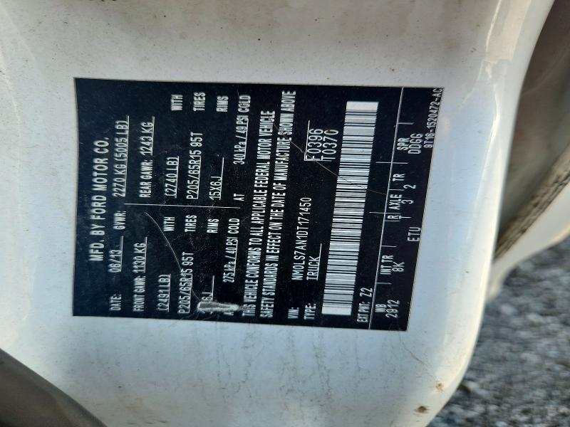 59118716 :رقم المزاد ، NM0LS7AN1DT171450 vin ، 2013 Ford Transit Connect مزاد بيع