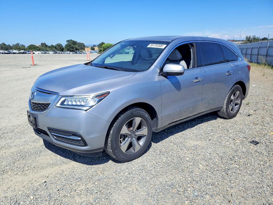 Продажа на аукционе авто 2016 Acura Mdx, vin: 5FRYD4H29GB058803, номер лота: 59720306