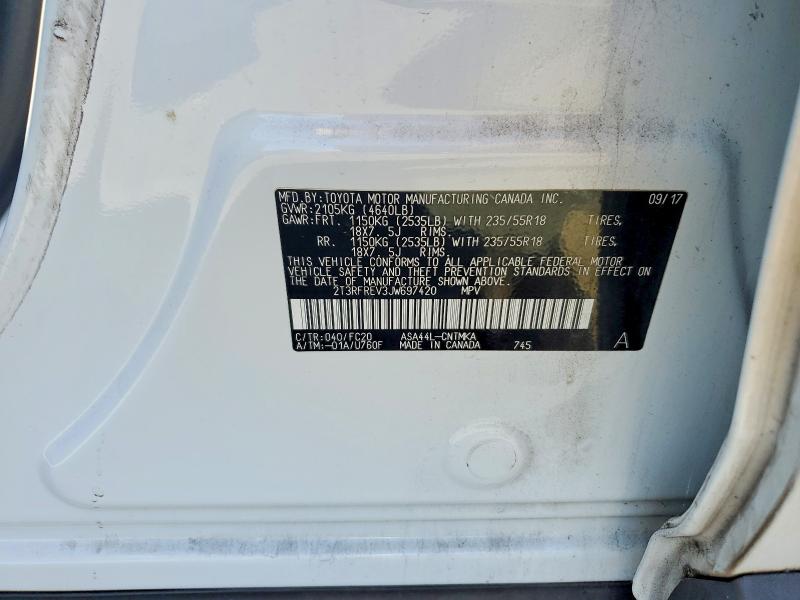 61606006 :رقم المزاد ، 2T3RFREV3JW697420 vin ، 2018 Toyota Rav4 مزاد بيع