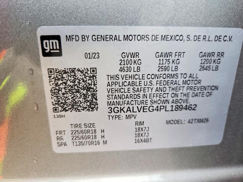 Продажа на аукционе авто 2023 Gmc Terrain, vin: 3GKALVEG4PL189462, номер лота: 60648006
