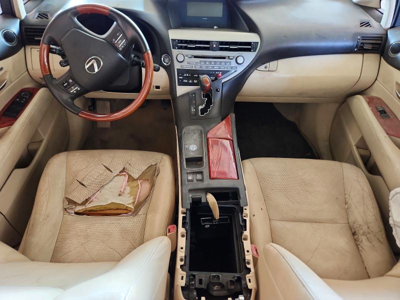 60166136 :رقم المزاد ، JTJZK1BA0A2001200 vin ، 2010 Lexus Rx مزاد بيع