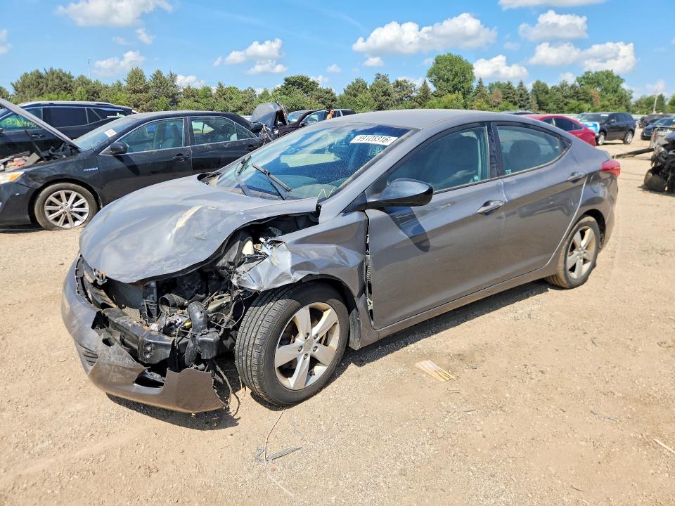 59128316 :رقم المزاد ، 5NPDH4AE1DH453242 vin ، 2013 Hyundai Elantra مزاد بيع